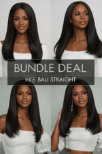 Offre à prix ultra bas, Cheveux vierges de Bali, Cheveux naturels lisses