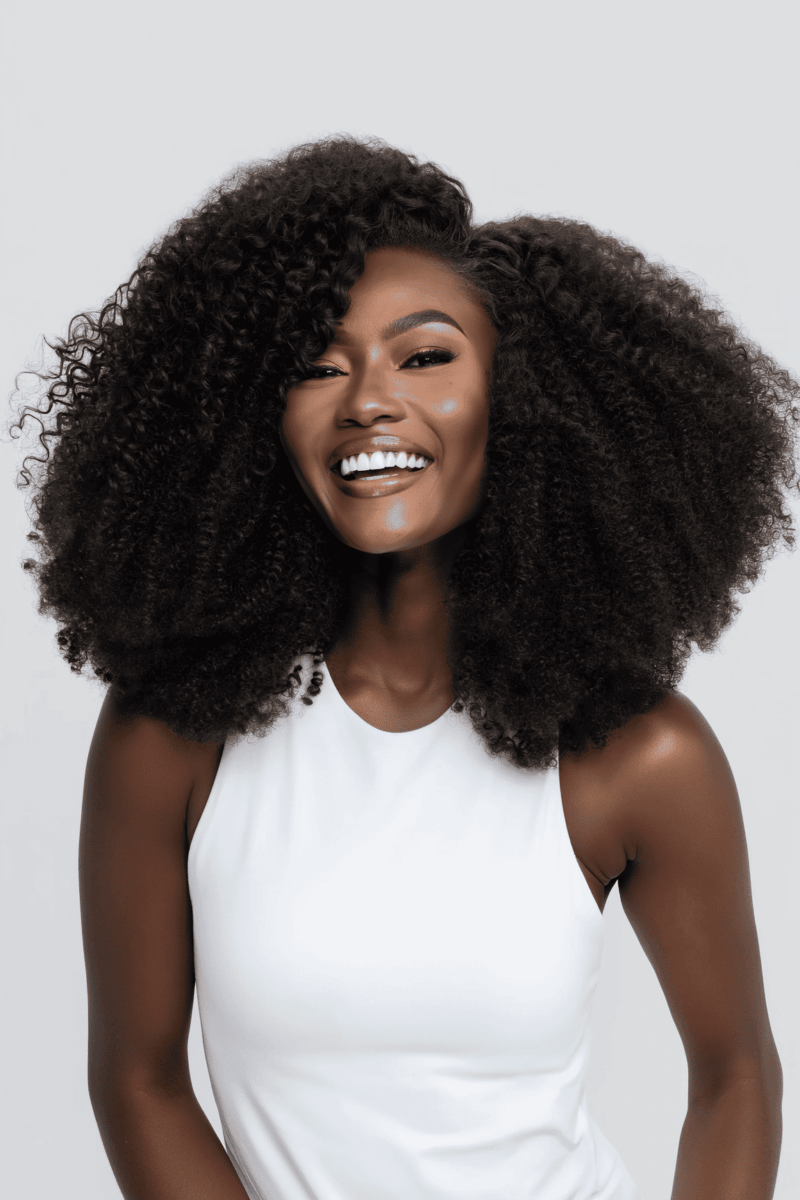 Extensions de cheveux bouclés Organic Curl Hair 4A 4B par Otehntique hair Boutique en ligne Paris