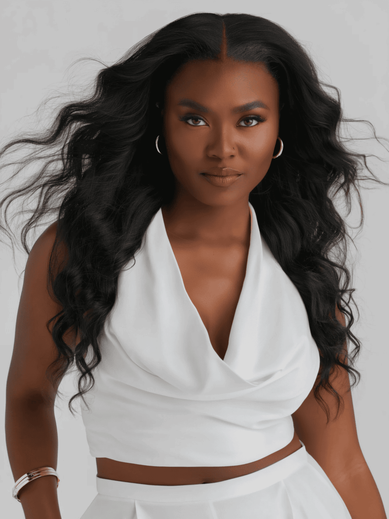 Othentique Lotus La closure bouclée est confectionnée avec des cheveux humains cambodgiens pour un résultat indétectable. -1152 pixels - 1536 pixels