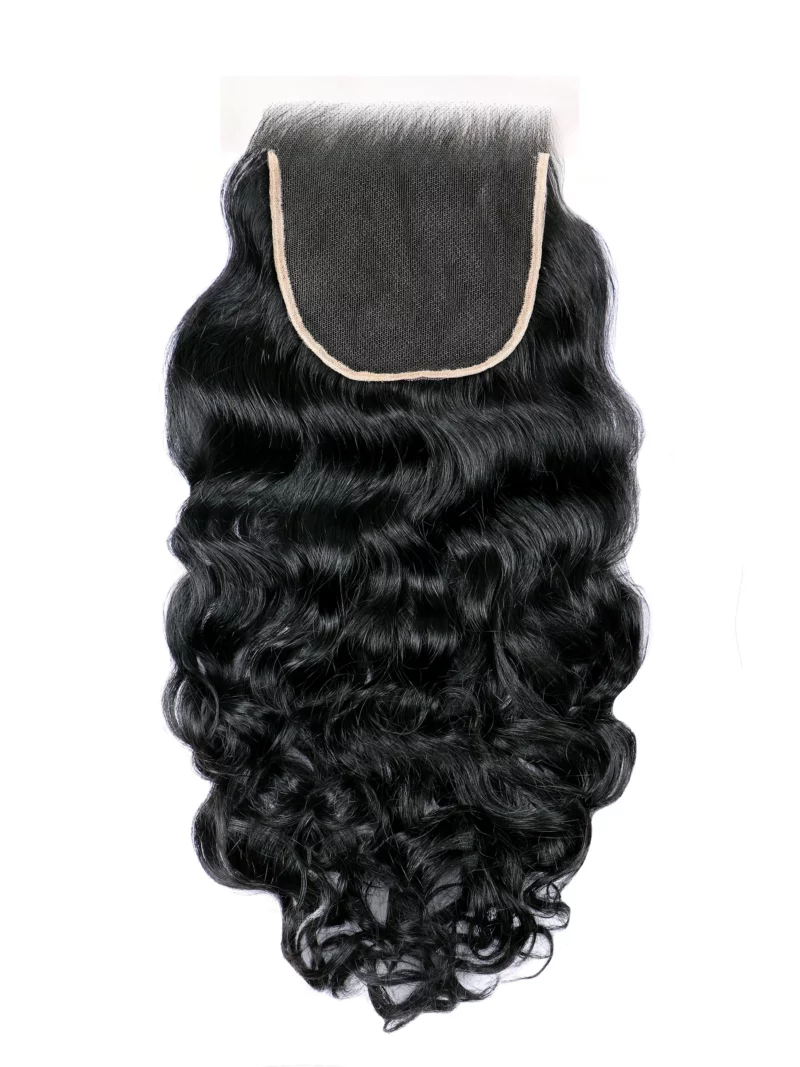 Closure bouclée Cheveux cambodgiens Lotus Curly