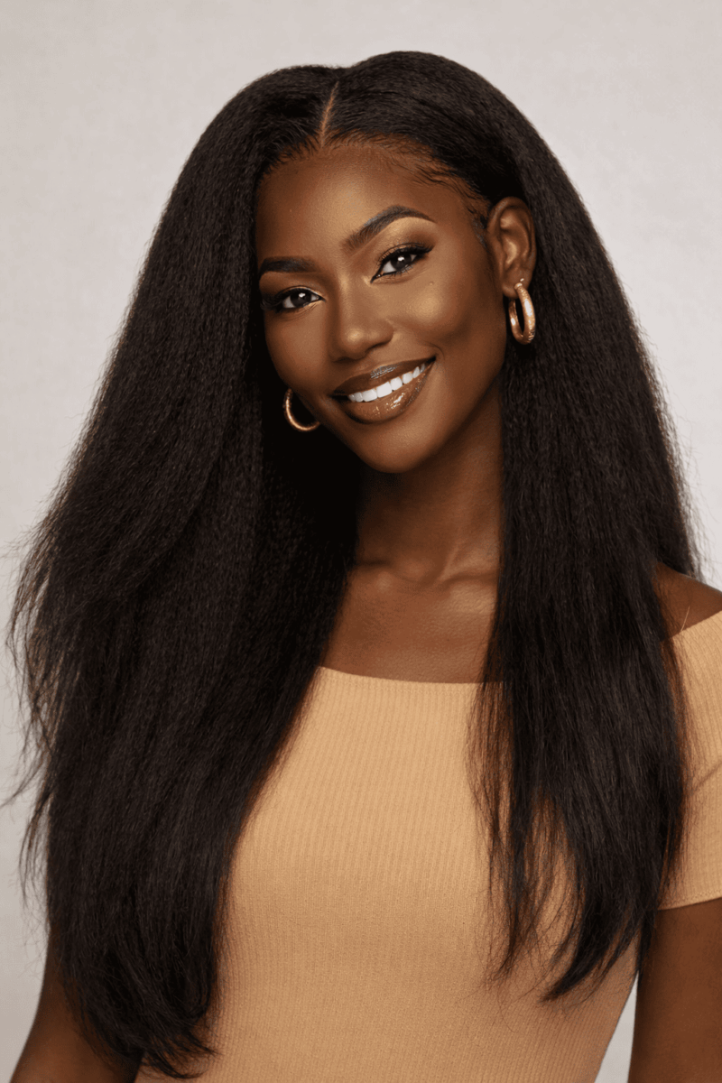 Cheveux kinky lisses d'Asie du Sud6est par Othentique Boutique en ligne Paris