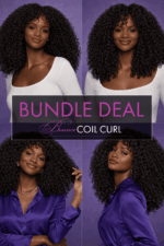 Offre à prix ultra bas, Cheveux vierges de l'Inde, Texture bouclée maîtrisée (Coil)