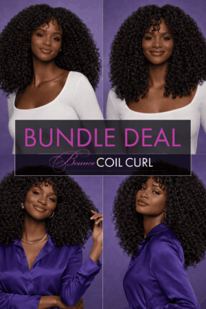 Offre à prix ultra bas, Cheveux vierges de l'Inde, Texture bouclée maîtrisée (Coil)