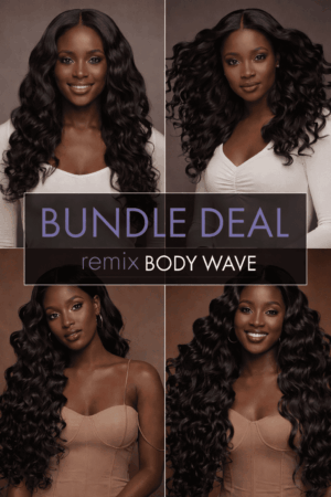 Offre à prix ultra bas, Cheveux vierges ondulées, Remix