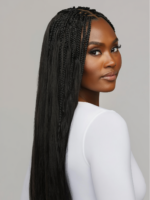 Cheveux vierges lisses brésiliens pour tresses Pure Braiding