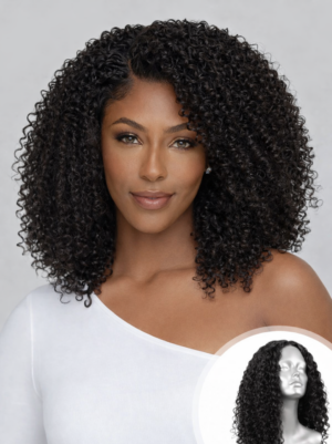 Perruque à frontale cheveux vierges Othentique, Curly Sea Fiji - 100 % cheveux humains Remy