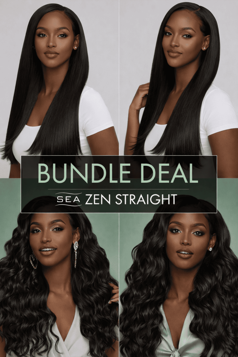 Offre à prix ultra bas, Cheveux vierges d'Asie du Sud-Est, Cheveux naturels lisses Zen