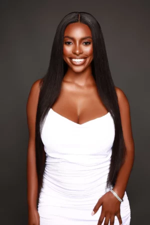 Perruque prête-à-porter Essenza Brazil Lisse Noir Naturel 30" – 100% Natural Brazilian Lisse