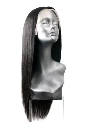 Perruque à lace front, cheveux naturels 100% Raw Hair lisses Zen