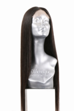 Perruque KinkyCurlyYaki avec Closure, 22, Cheveux Raides et Souples, Relaxed Straight - 1024 pixels-1536 pixels