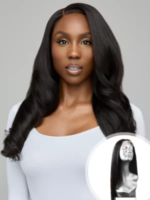 Perruque Tonkin à closure, cheveux vierges du nord Vietnam