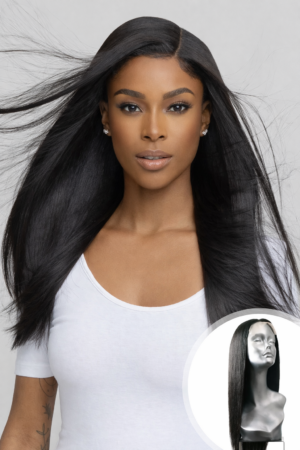 Perruque lisse à closure 6X6, 100% cheveux vierges indiens non traités, donneur jeune, Remy, brillance naturelle, sans nœuds, cuticule complète d'origine