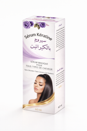 Sérum Kératine - Sérum magique pour tous types de cheveux - 60 Ml - Or du Maroc