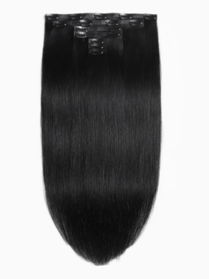 Extensions à clips en cheveux indiens lisse naturel