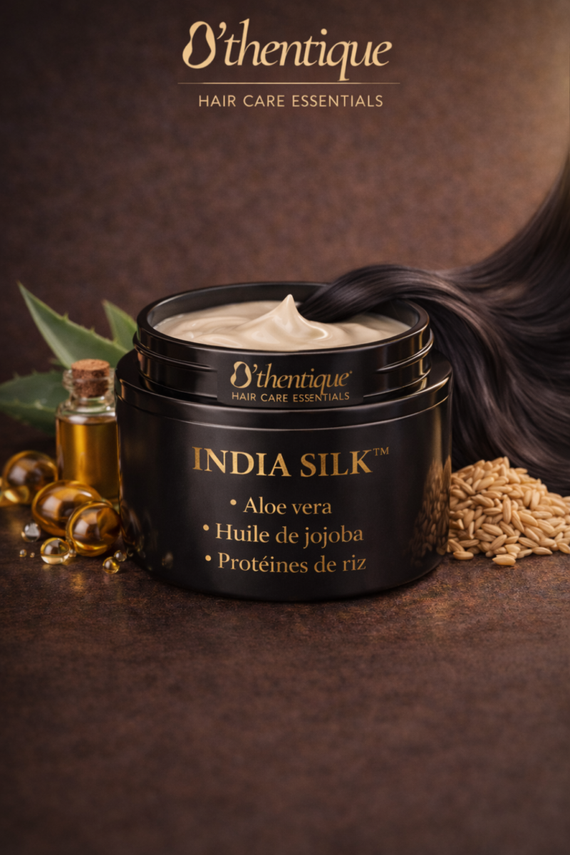 INDIA SILK™ lait hydratant léger pour curly naturel des temples d’Inde du Sud