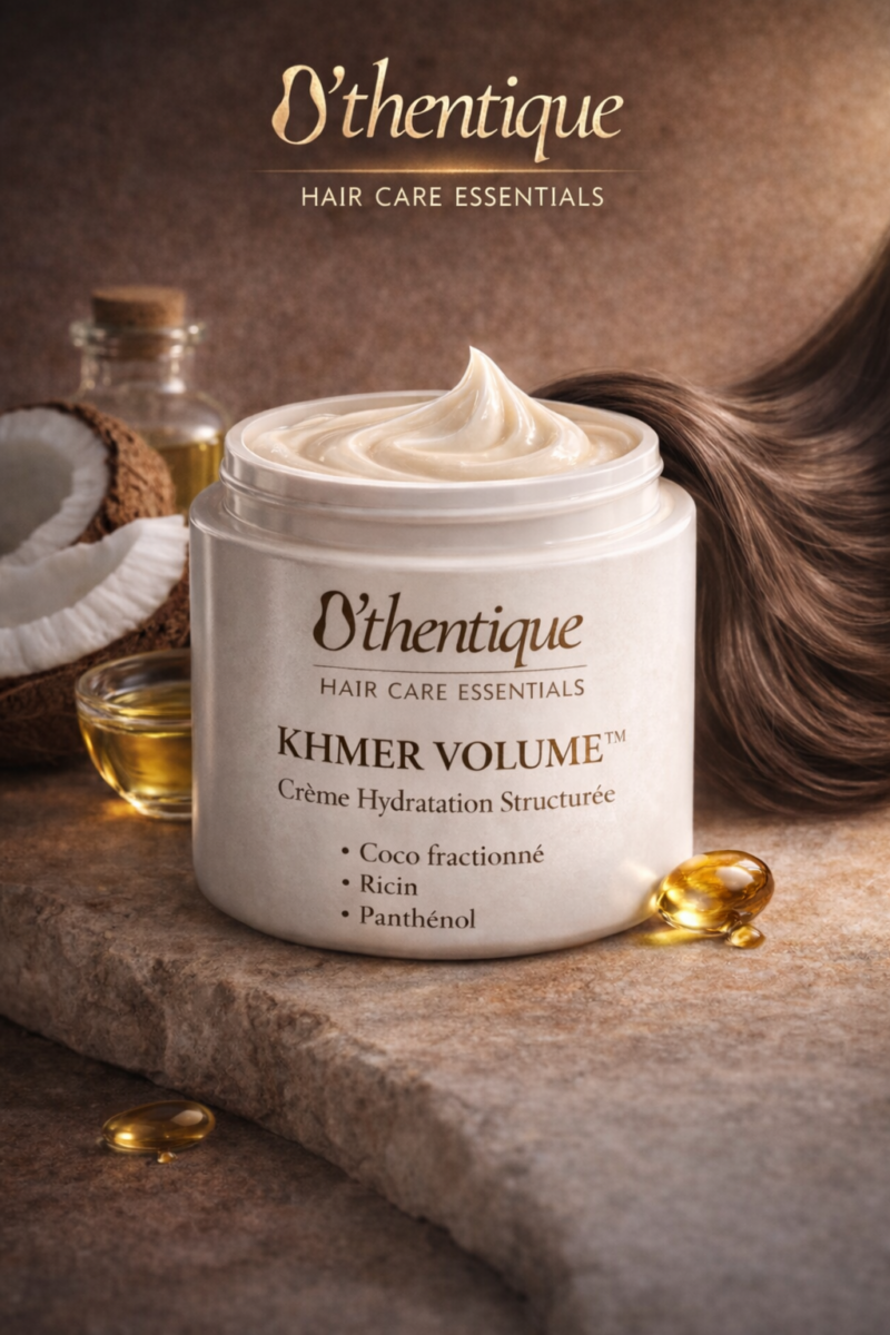 KHMER VOLUME™ Crème Hydratation pour le curly naturel du Cambodge KHMER VOLUME™ Crème Hydratation pour le curly naturel du Cambodge